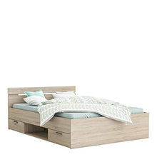Demeyere Smeraldo B4 Struttura Letto Piazza e Mezza, 144,5X204,3X74,2 H cm, Rovere Spazzolato