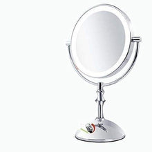 Specchi da Bagno Specchi da Bagno Specchi da Bagno 8 Pollici Double Sided 1x / 3X ingrandimento LED Mirror di Trucco Illuminato, luminosità Regolabile