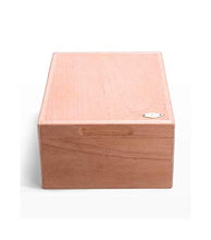 KANJJ-YU Cigar Box, Naturale Non Verniciato Mellow Legno di Cedro Solido Cigar Humidor, Cigar Cabinet Good Mood, Good Life (Colore: Naturale) Bar