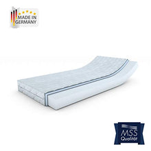 MSS® Revasana Premium senza materasso a zone, 70 x 170 cm, H4 da 100 kg = duro con rivestimento trapuntato in fibra climatica.