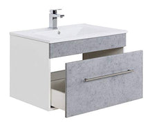 Set di mobili da bagno SANTINI 75 (4 pezzi) grigio cemento