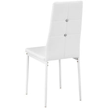 TecTake Set di sedie per Sala da Pranzo 40x42x97cm | - Disponibile in Diversi Colori e quantità – (6X Bianco| No. 402543)