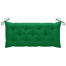 vidaXL Panca da Giardino con Cuscino 120 cm in Massello di Acacia