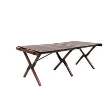 ZKK Tavolo Pieghevole Portatile, Tavolo Pieghevole Portatile in Legno massello Esterno, Piccolo Tavolo da Picnic per Viaggi Auto-Guida, Campeggio, Barbecue, Picnic, Tavolo Pieghevole all'aperto