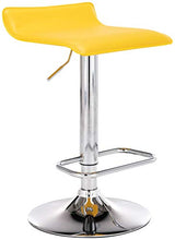 CLP Sgabello Bar Dyn Imbottito in Similpelle I Sedia Bancone Regolabile 60-78 CM I Sgabello Alto Girevole 360°, Colore:Marrone