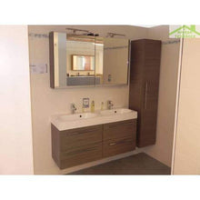RIHO - Mobile e lavabo Slimline Set 75 120 x 38 H 60,5 cm – Legno laccato lucido
