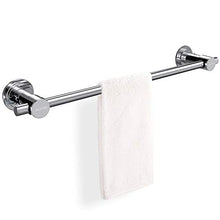 BOPai Ventosa a Vuoto Portasciugamani Da Parete 61cm, per Bagno, No Trapano, Montaggio a Muro, Finitura Lucida