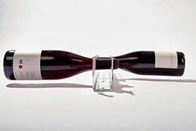 SchMIDINNOVATION, scaffale per vino, da parete, in alluminio, metallo, per bottiglie, vino, champagne, senza plastica, 61,3 cm x 4,6 cm x 7,8 cm, per fino a 10 bottiglie