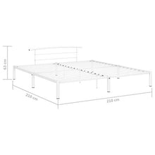 SKM Giroletto Bianco in Metallo 200x200 cm (21.5kg)