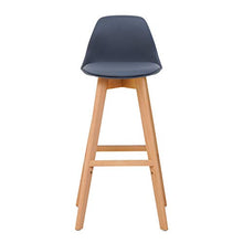 La sedia spagnola Salou sgabello, tessuto, nero, 97 cm (altezza) x 41 cm (profondità) x 43,5 cm (larghezza)