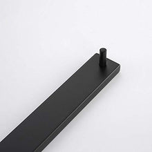 Celbon 35CM Portasciugamani da parete in acciaio inossidabile per bagno Portasciugamani da parete Design semplice (Nero)