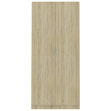 Festnight Armadio Rovere Sonoma 90x52x200 cm in Truciolato