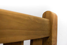 AVANTI TRENDSTORE - Manado - Panca da Giardino con Schienale in Legno di Teak, Dimensioni: Lap 150x92x61 cm