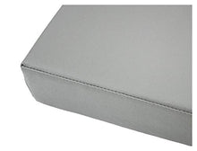 bandezid Cuscino per Panca Lunga e Confortevole,con Lacci di Fissaggio-Grigio Chiaro 100×30×5cm(39×12×2in)