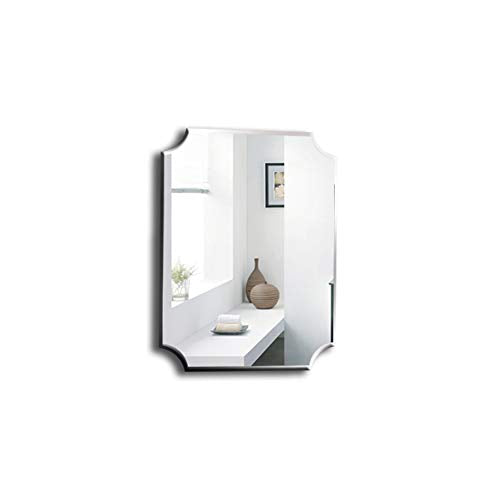 Bathroom mirror Specchio da Bagno Senza Cornice Squisito Specchio da Toilette con Specchio Argento HD Specchio da Bagno Semplice Specchio da Trucco