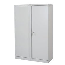 Armadietto da archivio faldoni Valberg 2 ante 4 ripiani acciaio 37x92x140cm ~ grigio