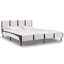 SKM Giroletto Nero e Bianco in Similpelle 180x200 cm (28.65kg) Bianco