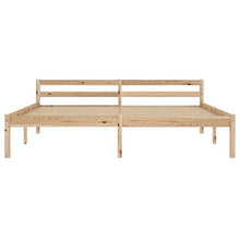 SKM Giroletto con 2 Cassetti in Legno Massello di Pino 160x200 cm (31.59kg)