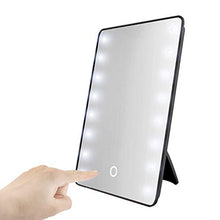 Vanity specchio con 8/16 LED Vanity specchio con touch dimmer interruttore Desktop desktop bagno viaggio 8LEDs batteria staffa di funzionamento blu