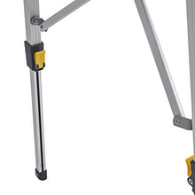 WOLTU CPT8129sb Tavolo da Campeggio Picnic Giardino Pieghevole Portatile Altezza Regolabile in Alluminio