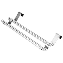 Smandy Doppi Strati di portasciugamani da Bar in Acciaio Inox portasciugamani telescopici Supporto Appendiabiti Organizer Parete portasciugamani per Bagno Cucina