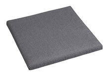 Allibert Vermont Poltrona Dining, Grafite/Grigio Freddo (Cuscino in Policotone), 64 x 68 x 107 cm