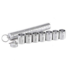 N A Dispenser di Pillole Portatile 4PCS, Organizer per Pillole settimanale per Anziani in Lega di Alluminio Pillola per farmaci da 7 Giorni Organizer per Pillole a Camera Singola Impermeabile