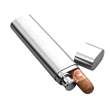 XZJJZ Singolo Cigar Humidor - Viaggi Portatile Fumare Idratante Cigar Box Cigar con Fiaschetta