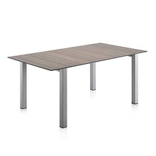 Shaf Master Compact | Tavolo da giardino, Colore grigio e legno | Fabbricato in Spagna con materiali riciclati, Large