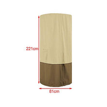 ZHD&CC Coperchi del Riscaldatore del Patio con Cerniera E Sacchetto di Stoccaggio, Impermeabili, Antipolvere, Resistenti al Vento, Resistenti alla Luce del Sole, Resistenti alla Neve