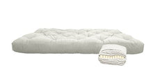Futon in cotone con 4 cm di lattice, 150x200x13 cm