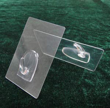 Ganci autoadesivi, 3 pezzi, portasciugamani senza fori, riutilizzabili, resistenti all'acqua, ganci magici con nano-ventose, fino a 3 kg, trasparente