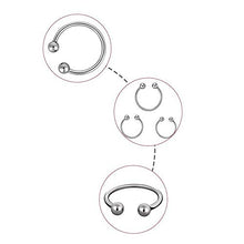 sensensen Anelli Metallici con Sfere scorrevoli per la Forza del Corpo e l'allenamento Muscolare (3 Dimensioni, 30mm. 32mm, 33mm)