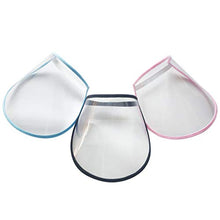 EXCEART 3Pcs Protezione per Schizzi per Bambini Visiera per Fascia Elastica Copertura Integrale Antiappannamento Cucina Cottura Anti-Olio Splash Colore Casuale Bordo
