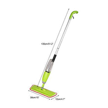 SSAYY Spray Mop Spruzzo d'Acqua 360 Gradi Testa Rotante Mop Detergente per Pavimenti Polvere Strumento per La Casa Piano Casa Mop in Microfibra