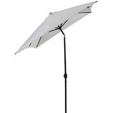 Outsunny Ombrellone da Giardino 2 x 3 m in Alluminio | Color Bianco Crema e Forma Rettangolare | Impermeabile e Anti-UV