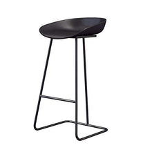 GYPPG Seggioloni per Ufficio dal Design Moderno - Sgabello Bar con Schienale Basso Base in Metallo con Schienale Basso - Seduta ergonomica in plastica