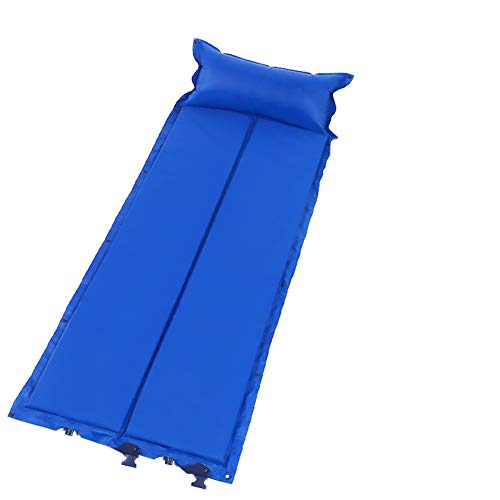 Nileco Auto-gonfiare Il Sleeping Pad con Cuscino, Portatile Materasso da Pavimento Nap Impermeabile Piano Letto Cuscino Compatto Single Ufficio All'aperto -d 185x55cm(72x21inch)