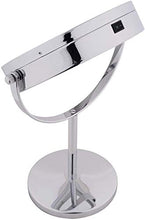 Trucco specchio con luci Double Sided illuminato trucco specchio-7in LED specchio con luci, 1x / 5x ingrandimento Specchio da toilette, Specchio rotondo cosmetici for il bagno o camera da letto contro