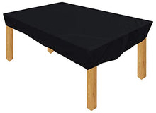 YULIAN kbTavolo e Sedia 195x105x15 cm Polvere di acquisto Pirate Copertura Premium all'aperto Copertura mobili da Giardino Patio Coperto Impermeabile 600D Oxford Tessuto Nero