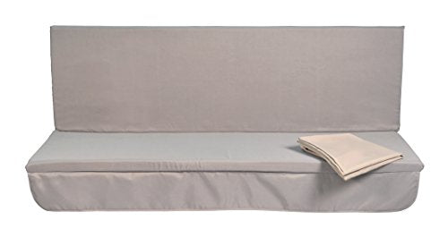 Stiliac Fodera Cuscini per Dondolo 4 Posti, Grigio, 174x75x1 cm
