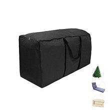 Cuscino per mobili Custodia 210D Resistente all'Acqua Giardino Patio Esterno Cuscino Borsa di stoccaggio con Cerniera Custodia per Il Trasporto Borsa,Nero (L: 173 * 76 * 51cm)