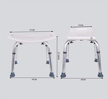 CLJ-LJ. Doccia Sedia, Vasca da Bagno Sgabello Antiscivolo for Adulti Donna Incinta Doccia Sedile anziana igienici Sgabello Regolabile capacità di carico: 150 kg