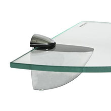 Harbour Housewares Mensola Angolare in Vetro, per Bagno/Camera da Letto, da 200 x 200 mm - Confezione da 3