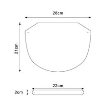 EXCEART Visiera di Protezione per Visiera in Plastica Antiappannamento per Visiera Integrale per Cucinare All'aperto Bianco Domestico