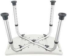 TUHFG Sgabello per Doccia Sgabello da Doccia Sgabello Doccia Sgabello da Bagno Sedia da Bagno Sedia Regolabile Altezza Antiscivolo Pesisca in Alluminio Leggero Peso 150KG Sedia da Bagno