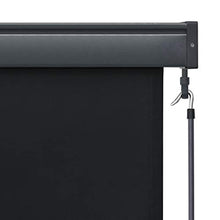 vidaXL - Tenda avvolgibile per esterni, 140 x 250 cm, colore: Antracite