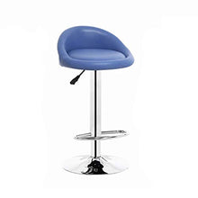 Poltrone Nubao Regolabile Bellezza Sgabello con Schienale e poggiapiedi Sgabello Alto Hotel Reception Affari Hall Cafe Dining Chair in Pelle PU (Colori: A6, Dimensione: 60-80cm)