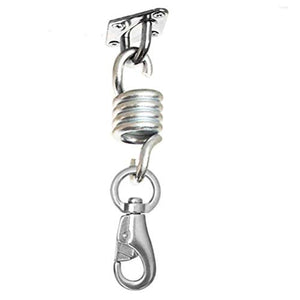 Yardwe Molla di Sospensione per Amache e Altalene a Dondolo Swing Molle per Dondolo da Giardino in Acciaio Inox (8mm)