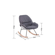 HongTeng Divani Sedia Semplice Sedia da Ufficio con pisolino Imbottito in Tessuto, Poltrona, Poltrona, Poltrona, Sedia da Ufficio, Sedia Imbottita, Lavabile, 78 × 99 cm (Color : Brown)